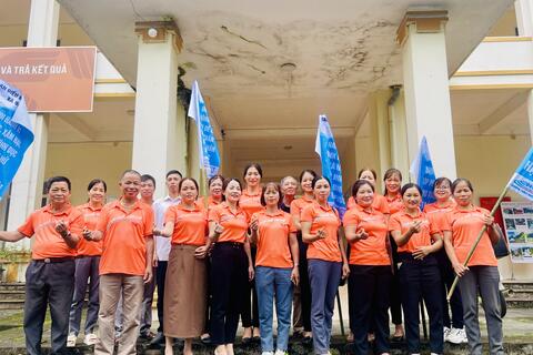 HỘI LHPN XÃ BẢN THI TỔ CHỨC PHÁT ĐỘNG CHIẾN DỊCH TRUYỀN THÔNG VỀ XÓA BỎ ĐỊNH KIẾN GIỚI VÀ KHUÔN MẪU GIỚI