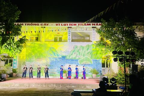 Chương trình Biểu diễn Nghệ thuật phục vụ nhân dân xã Bản Thi năm 2024 của Đoàn nghệ thuật Dân tộc tỉnh Bắc Kạn